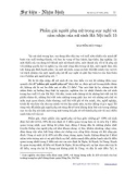 Phẩm giá người phụ nữ trong suy nghĩ và cảm nhận của nữ sinh Hà Nội tuổi 15 - Nguyễn Đức Thạc