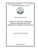 Luận án tiến sĩ Dược học: Nghiên cứu bào chế và bước đầu đánh giá sinh khả dụng viên lornoxicam giải phóng có kiểm soát