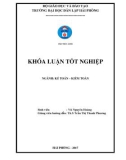 Khóa luận tốt nghiệp Kế toán - Kiểm toán: Hoàn thiện tổ chức kế toán thanh toán với người mua – người bán tại Công ty TNHH Thuốc lá Hải Phòng