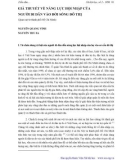 Giả thuyết về năng lực hội nhập của người di dân vào đời sống đô thị: Quan sát từ thành phố Hồ Chí Minh