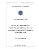 Luận án Tiến sĩ Hóa vô cơ: Quang oxy hóa p-xylene trong pha khí trên các xúc tác quang màng mỏng có năng lượng vùng cấm thấp