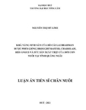 Luận án Tiến sĩ Chăn nuôi: Khả năng sinh sản của bò cái Lai Brahman được phối giống Droughtmaster, Charolais, Red Angus và sức sản xuất thịt của đời con nuôi tại tỉnh Quảng Ngãi