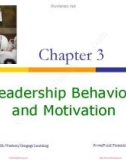 Lecture Leadership: Theory, application, skill development: Chapter 3 - Robert N. Lussier, Christopher F. Achua