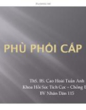 ThS. BS. Cao Hoài Tuấn Anh Khoa Hồi Sức Tích Cực – Chống Độc BV Nhân Dân