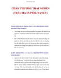 ĐẶC ĐIỂM CHẤN THƯƠNG THAI NGHÉN (TRAUMA IN PREGNANCY)