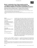 Báo cáo khoa học: Novel a-conotoxins from Conus spurius and the a-conotoxin EI share high-afﬁnity potentiation and low-afﬁnity inhibition of nicotinic acetylcholine receptors