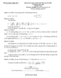 Đề thi KSCL ôn thi vào lớp 10 môn Toán năm 2023-2024 có đáp án - Phòng GD&ĐT Thiệu Hóa
