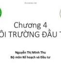 Bài giảng Kinh tế đầu tư 2: Chương 4 - Nguyễn Thị Minh Thu