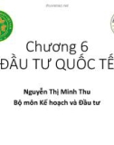 Bài giảng Kinh tế đầu tư 2: Chương 6 - Nguyễn Thị Minh Thu