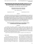 Thành phần hóa học và hoạt tính ức chế tụ cầu vàng (Staphylococcus aureus) của cao chiết ethanol từ cây Hoàng liên ô rô (Mahonia nepalensis dc.)