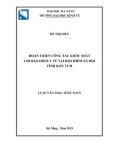 Luận văn Thạc sĩ Kế toán: Hoàn thiện công tác kiểm soát chi bảo hiểm y tế tại Bảo hiểm xã hội tỉnh Kon Tum