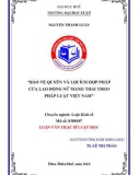 Tóm tắt Luận văn Thạc sĩ Luật học: Bảo vệ quyền và lợi ích hợp pháp của lao động nữ mang thai theo pháp luật Việt Nam