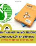 Bài giảng Sinh thái học và môi trường: Chương VII - GV. Thân Thị Diệp Nga