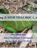 Bài giảng Sinh thái học: Chương 3 - Đào Thanh Sơn