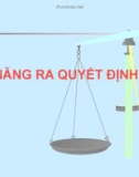 Bài giảng chuyên đề: Kỹ năng ra quyết định