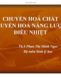 Bài giảng Chuyển hóa chất chuyển hóa năng lượng điều nhiệt - ThS. Phan Thị Minh Ngọc