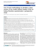 Báo cáo khoa học: Quality of life measurement in women with cervical cancer: implications for Chinese cervical cancer survivors