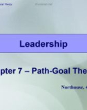 Lecture Leadership - Theory and practice: Chapter 7 – Path-Goal theory