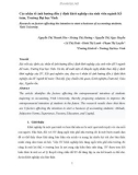 Các nhân tố ảnh hưởng đến ý định khởi nghiệp của sinh viên ngành Kế toán, Trường Đại học Vinh