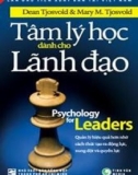 tâm lý học dành cho lãnh đạo: phần 1