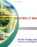 Bài giảng Nguyên lý marketing: Chương 1 - Trần Thị Ngọc Quỳnh