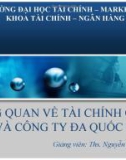 Bài giảng Tài chính quốc tế: Chương 1 - ThS. Nguyễn Xuân Bảo Châu