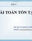 Bài giảng Toán rời rạc: Bài 4 - TS. Nguyễn Văn Hiệu