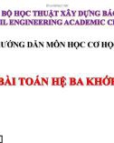 Tài liệu hướng dẫn môn học Cơ học kết cấu: Chuyên đề 5