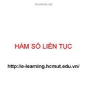 Bài giảng Giải tích 1: Hàm số liên tục