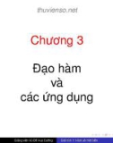 Bài giảng Vi tích phân hàm số một biến: Chương 3 - Vũ Đỗ Huy Cường