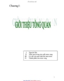 Bài giảng Công nghệ sản xuất rượu vang: Chương 1 - Giới thiệu tổng quan