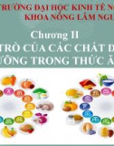 Bài giảng Dinh dưỡng và thức ăn chăn nuôi: Chương 2 - TS. Nguyễn Đình Tường