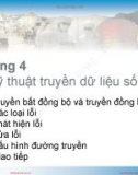 Bài giảng Kỹ thuật truyền số liệu: Chương 4 - Nguyễn Hoà Hưng