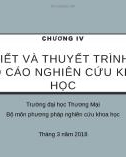 Bài giảng Phương pháp nghiên cứu khoa học: Chương 5 - Trường ĐH Thương Mại