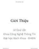 Bài giảng Tương tác người máy: Chương 1 - Lê Quý Lộc