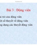 Bài giảng Bài 3: Động viên - Phan Thị Minh Châu