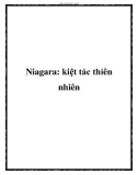 Niagara: kiệt tác thiên nhiên