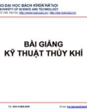 Bài giảng Kỹ thuật thuỷ khí: Chương 1+2 - TS. Ngô Văn Hệ