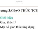 Bài giảng Chương 3: Giao thức TCP/IP