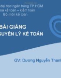 Bài giảng tham khảo học Nguyên lý kế toán