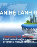 Bài giảng Quan hệ lãnh đạo - Đỗ Tiến Long