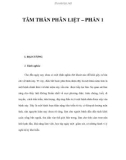 TÂM THẦN PHÂN LIỆT – PHẦN 1