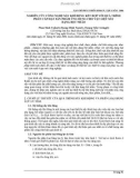 NGHIÊN CỨU CÔNG NGHỆ SẤY KHÍ ĐỘNG KẾT HỢP VỚI QUÁ TRÌNH PHÂN CẤP HẠT SẢN PHẨM ỨNG DỤNG CHO VẬT LIỆU SẤY DẠNG BỘT NHÃO