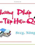 Bài giảng Phương pháp học tập hiệu quả