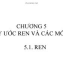 Bài giảng Vẽ kỹ thuật - Chương 5: Vẽ quy ước ren và các mối ghép