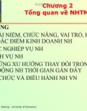 Bài giảng Nghiệp vụ ngân hàng: Chương 2