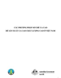 Báo cáo nghiên cứu nông nghiệp CÁC PHƯƠNG PHÁP SƠ CHẾ CA CAO ĐỂ SẢN XUẤT CA CAO CHẤT LƯỢNG CAO Ở VIỆT NAM 