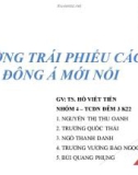 Thuyết trình: Thị trường trái phiếu các nước Đông Á mới nổi