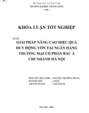 Khóa luận tốt nghiệp: Nâng cao hiệu quả huy động vốn tại Ngân hàng thương mại cổ phần Bắc Á chi nhánh Hà Nội