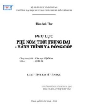 Luận văn Thạc sĩ Văn học: Phú nôm thời trung đại - Hành trình và đóng góp